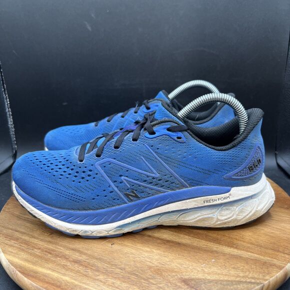 New Balance Mens Size 8 FF X 860 V13 M860B13 Blue Running Shoes Sneaker - Picture 1 of 8
